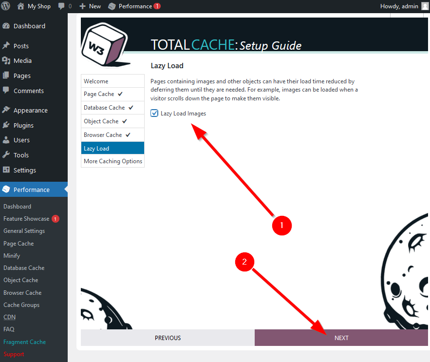 W3 Total Cache lazy load images