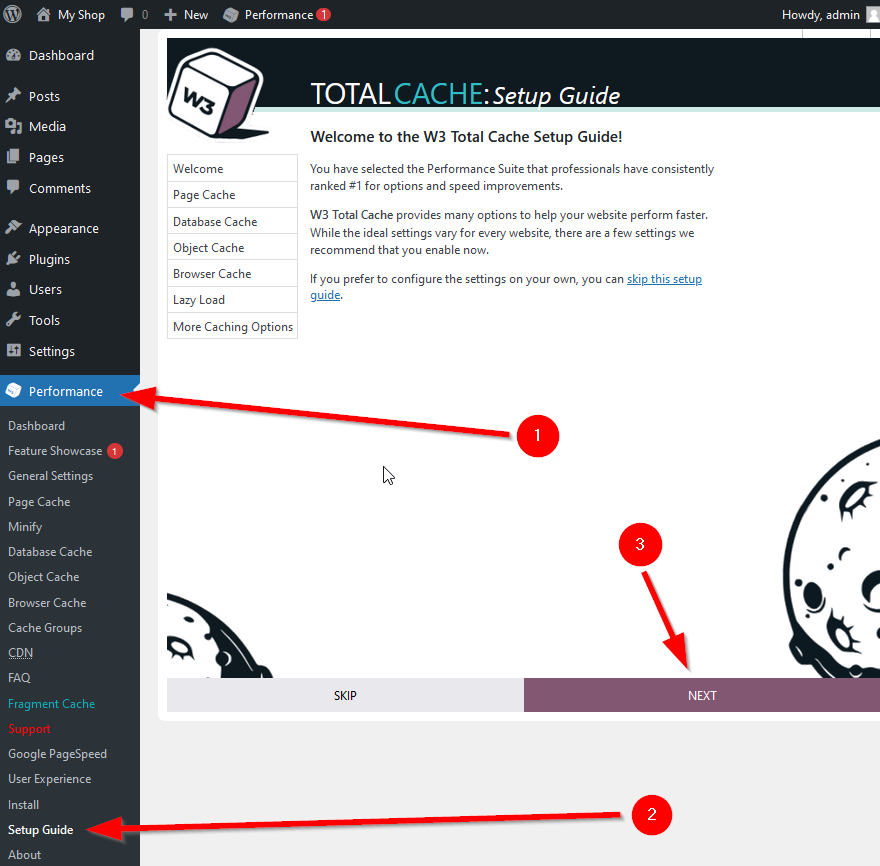 W3 Total Cache plugin setup guide